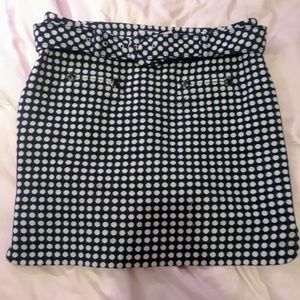 Rare Blue & White Polka Dot Juicy Couture Skirt